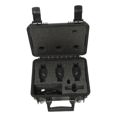 spartan 730 and 730is case for three dosimeter kit that include three wireless chargers & type a plug for use in north america. spartan 730 dosimeters and cal150 not included